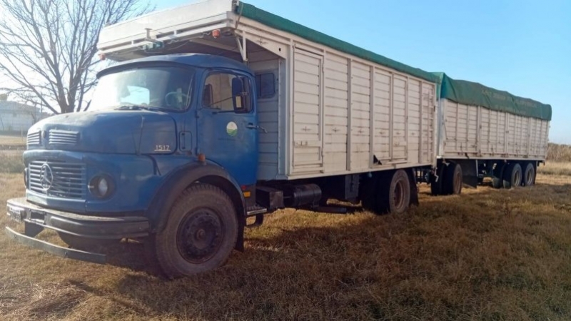 Desmantelaron un camión en Colonia Prosperidad
