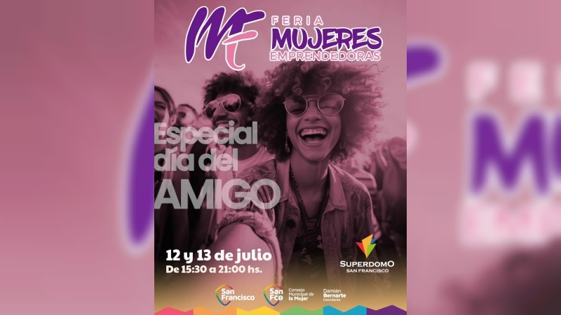 Vuelve la Feria de Mujeres Emprendedoras: "Especial Día del Amigo" 