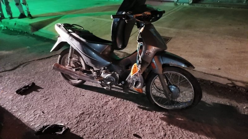 Accidente en el centro de San Francisco: un motociclista resultó herido