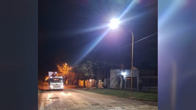 El municipio inicia recambio de luminarias en Barrio El Prado