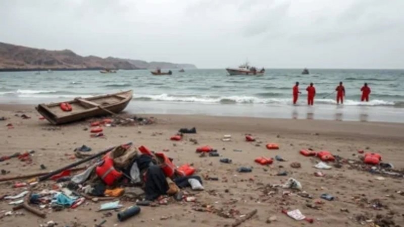 Al menos 20 migrantes mueren y decenas desaparecen en naufragio frente a las costas de Yemen