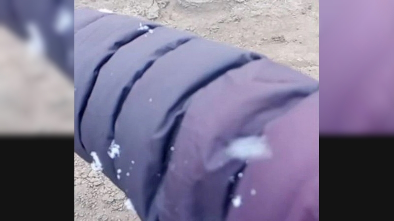 El frío está de vuelta: cayeron copos de nieve en la base del Champaquí