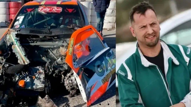 Tragedia en la pista: murió un piloto cordobés tras un fuerte accidente en Río Cuarto