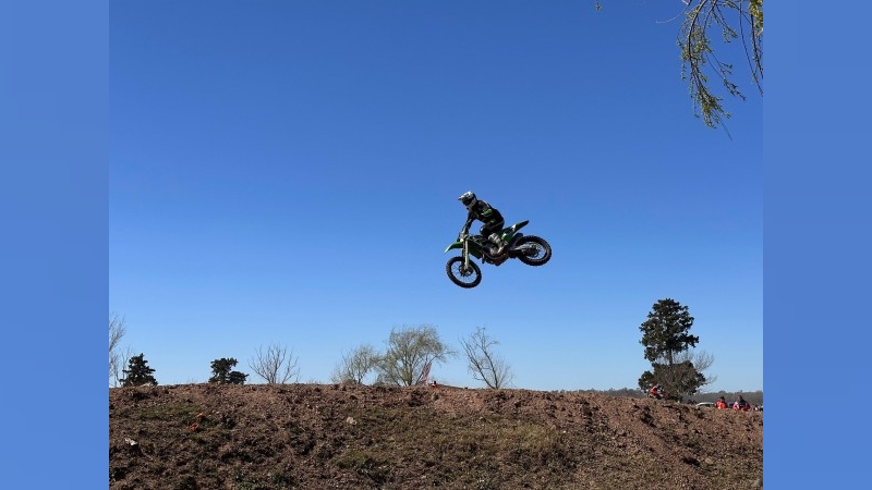 El local Jeremías Durbano obtuvo el segundo puesto en la general del MX1 cordobés de Motocross