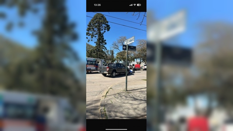 Accidente de tránsito: lesiones leves