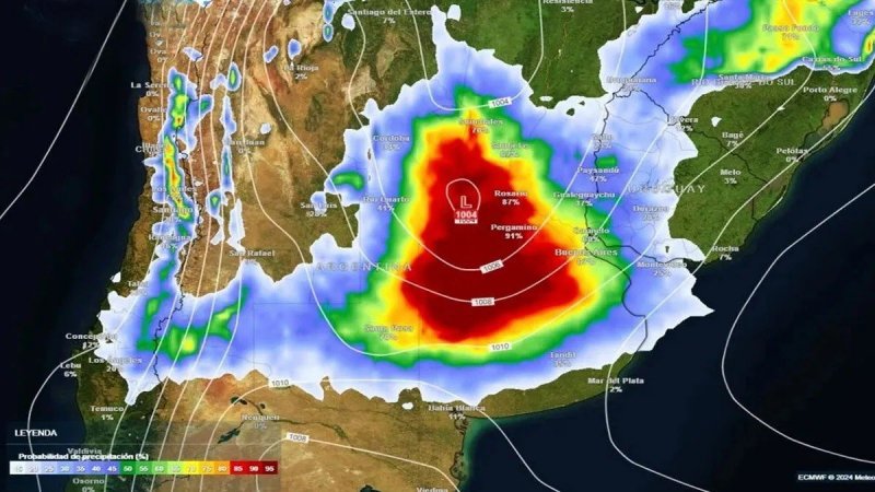 La tormenta de Santa Rosa se acerca y el Servicio Meteorológico Nacional activa múltiples alertas desde este sábado 30