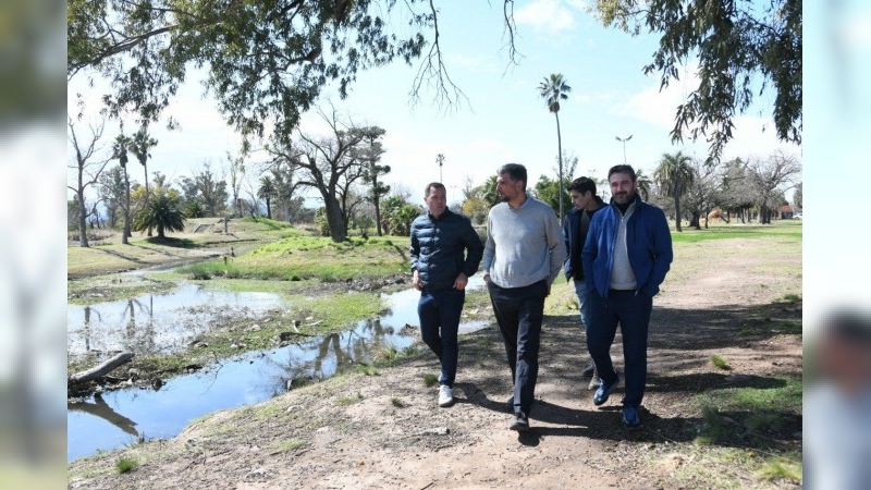 Comenzaron tareas de relevamiento para la obra de refuncionalización del Parque Cincuentenario