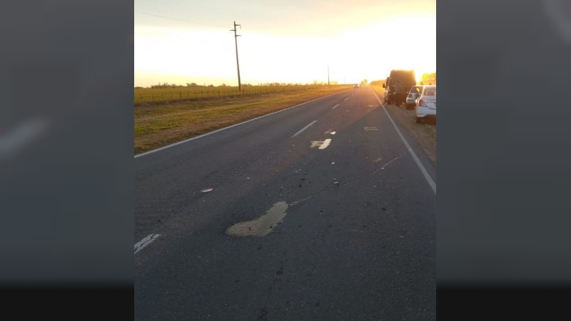 Choque en ruta 19 dejó daños materiales