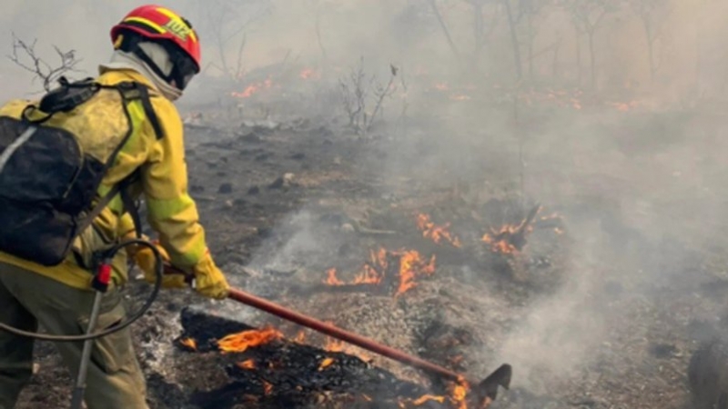 Córdoba: no hay fuego en el Condorito pero controlan "perímetros muy inestables"