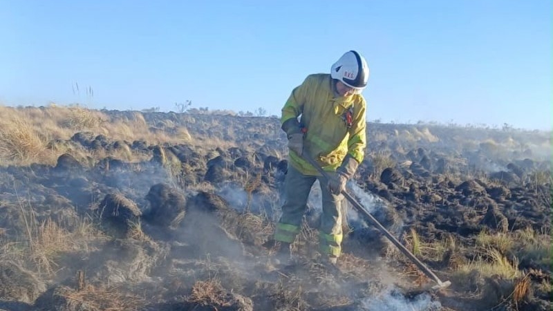 Incendios forestales: Controlaron un foco de Salsacate y está activo el incendio en Cortaderas