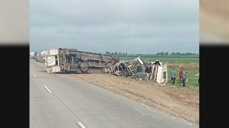 Falleci&oacute; el camionero de Morteros herido en un choque sobre la Ruta Provincial 1