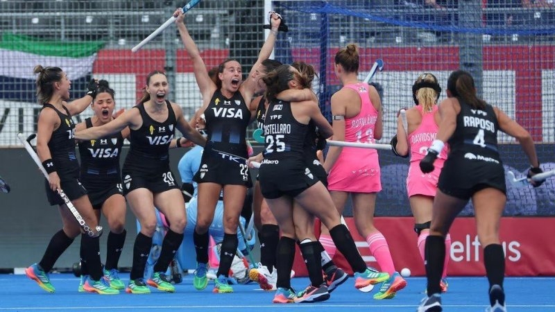 En un partido frenético, Las Leonas vencieron 3-2 a Alemania y lograron un triunfo clave en el Mundial de hockey