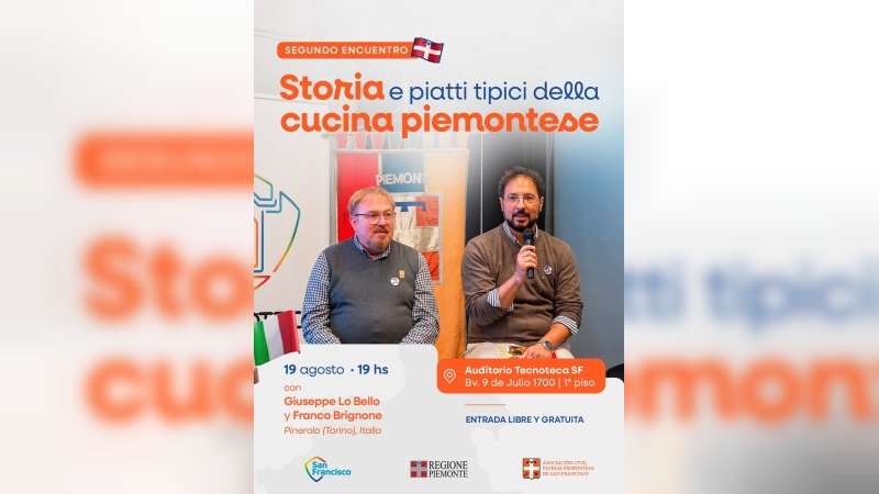 Segunda charla sobre cocina piemontesa en Tecnoteca