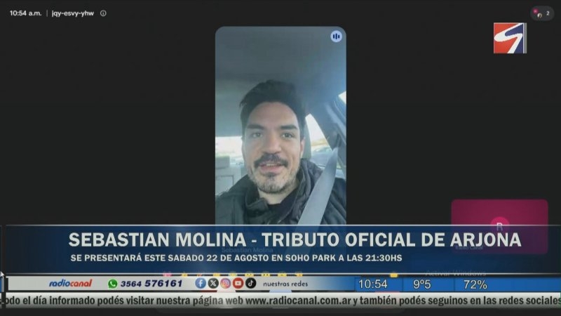 Sebastián Molina, el tributo oficial a Ricardo Arjona que invita a “volar” con sus canciones