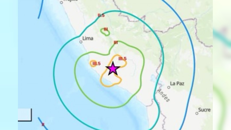 Terremoto en Perú: un sismo de 7.2 sacudió la región de Ayacucho