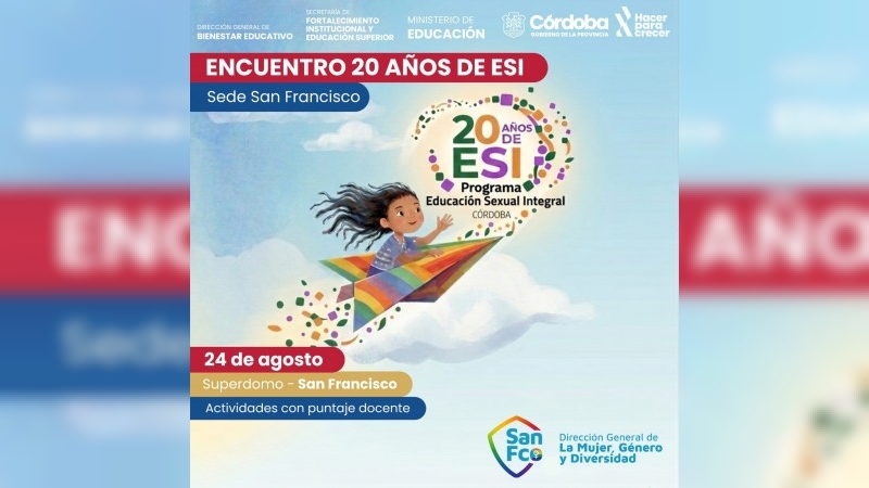 San Francisco es sede del encuentro por los 20 a&ntilde;os de la Educaci&oacute;n Sexual Integral