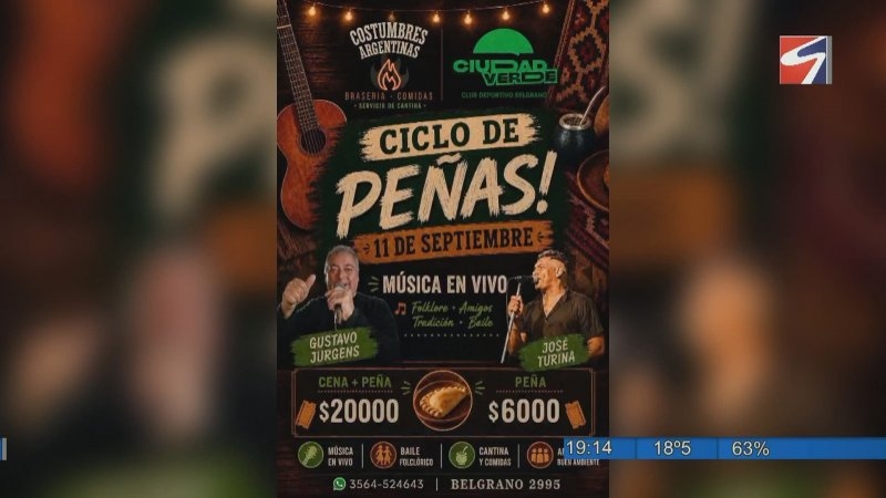 Ciudad Verde organiza una nueva peña con música, folklore y tradición