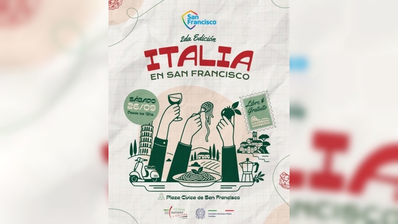 Italia vuelve a San Francisco con gastronom&iacute;a, m&uacute;sica y un invitado internacional