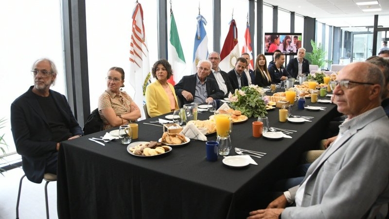 Bernarte recibi&oacute; a la comitiva de Pinerolo en el marco de los 30 a&ntilde;os del hermanamiento 