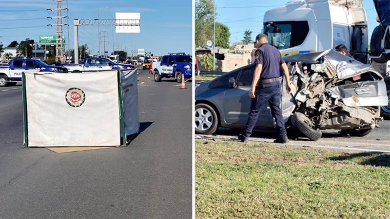 Tragedia y caos en Circunvalación: murió un nene de 10 años atropellado y hubo un choque múltiple a 200 metros