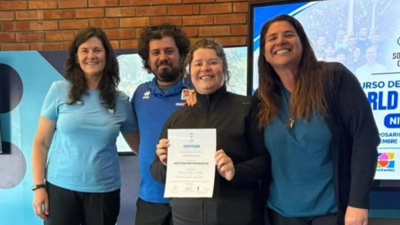 Jimena Giletta completes international World Archery Level 2 course