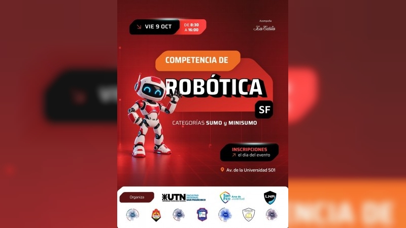 La UTN recibir&aacute; a escuelas de la regi&oacute;n para una nueva Competencia Local de Rob&oacute;tica