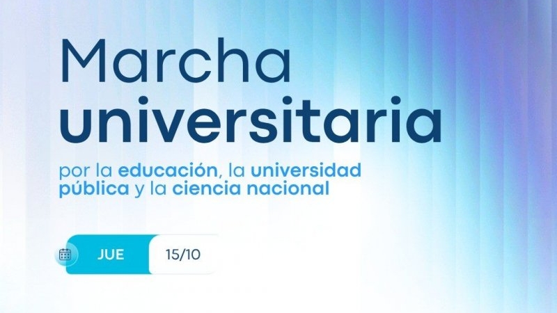 La UTN realizar&aacute; una marcha este Jueves en defensa de la  educaci&oacute;n, la universidad p&uacute;blica y la ciencia Nacional.