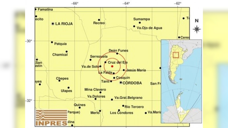 C&oacute;rdoba registr&oacute; sismo en el valle de Punilla: las ciudades donde se percibi&oacute;